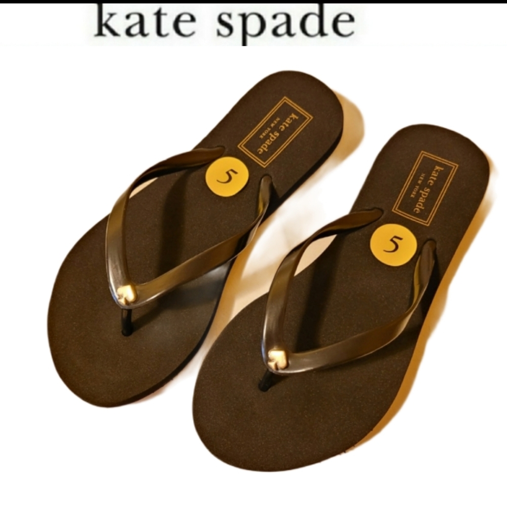 Kate spade ♠️ Nassau thong flip flop sandals